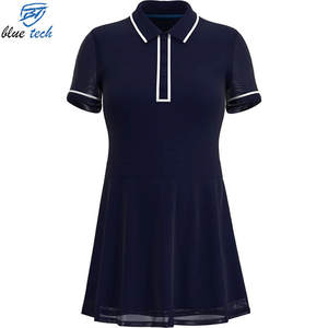 Conjunto Deportivo de Falda de Tenis Transpirable para Mujer con Logotipo Personalizado, Top Corto de Manga Corta y Falda Plisada de Cintura Alta - Product Image 3