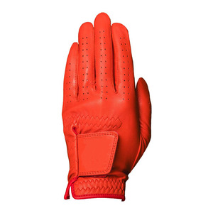 Guante de Golf DARIB IMPEX Rojo de Cuero Genuino para Mano Derecha, Transpirable, con Cierre de Tirón, para Hombre, Deportivo con Grabado - Product Image 1