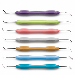 Juego de 7 Instrumentos Dentales de Composite para Restauración, Mango de Silicona, Herramientas de Relleno de Doble Punta, Kit Profesional de Restauración - Product Image 1