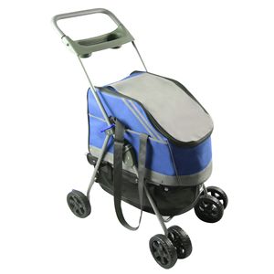 Poussette et siège auto tout-en-un pour animaux de compagnie, transporteur d'animaux de compagnie tout-terrain - Product Image 2