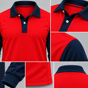 Camiseta de Rugby Personalizada para Hombre, Polo de Manga Larga, Jersey de Rugby de Algodón, Ropa Deportiva, Uniforme de Equipo, Fabricante Mayorista - Product Image 5