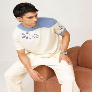 240gsm เสื้อยืดผ้าเช็ดทำความสะอาดแบบโอเวอร์ไซซ์สำหรับผู้ชายผ้าฝ้ายระบายอากาศได้ดีผ้าโลโก้แบบลำลองสำหรับฤดูร้อน - Product Image 6