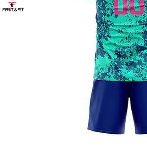 Conjunto de Camisetas de Fútbol Personalizadas Unisex de Alta Calidad con Mangas Cortas, Mezcla de Algodón de Secado Rápido - Product Image 6