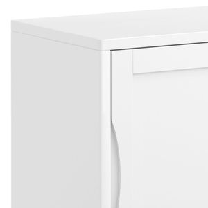 Harper <b>White</b> Low <b>Storage</b> <b>Cabinet</b> for Living Room - Product Image 2