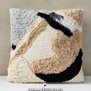 Designer Tufted Boho Cushion Cover By Indian Textiles H/L Handwoven Decorative <b>Throw</b> <b>Pillow</b> Luxury Boho <b>Pillow</b> Hot Selling - Product Image 1