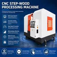 Machine de fraisage CNC LEADWIN 11KW à 4 broches, haute précision 0,3 mm, pour le traitement du bois et les entretoises de transformateur