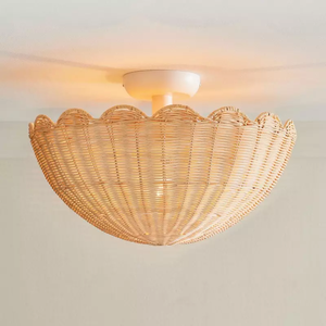 Plafonnier en rotin SIMIG, luminaire encastré, style bohème moderne, lampe de <span class=keywords><strong>plafond</strong></span> tissée à la main pour chambre à coucher, salon, salle à manger - Product Image 3