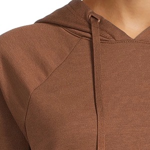 Sudadera con Capucha para Mujer, de Felpa, Color Sólido, Manga Larga, Tejido de Algodón Transpirable, para Otoño e Invierno, OEM - Product Image 5