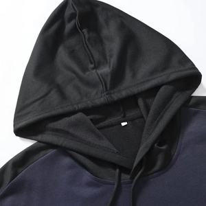 Sudadera con Capucha para Hombre, Corte Regular, Color Sólido, Tejida, 100% Algodón, Informal, para Invierno, con Bolsillo Delantero y Cordón Ajustable, Teñido Liso - Product Image 5