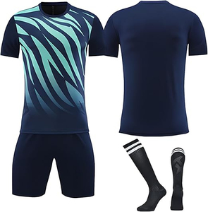 Maillot et short de football unisexe à impression numérique BRG Sportswear, tenue d'équipe, nouveau design, uniformes de football confortables - Product Image 2