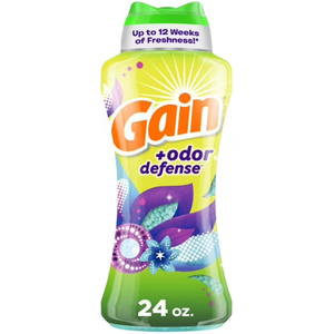 Gain + Odor Defense <b>Laundry</b> Scent Booster <b>Beads</b>, Super Fresh Blast Scent, 24 oz - Product Image 4