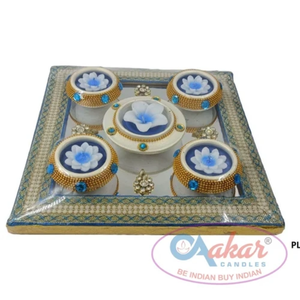 Ensemble de cadeaux de bougies rondes décoratives pour mariage et fête au meilleur prix de gros - Product Image 4