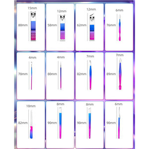 Kit de pédicure professionnel, ensemble de manucure, outils de soin des ongles, 7/10/12/15/18 en 1, outils de coupe-ongles en acier inoxydable, kit Naik - Product Image 3