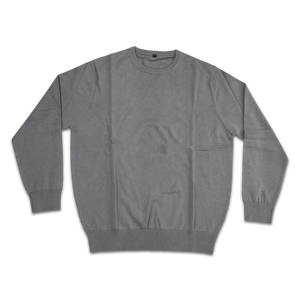 Pull-over à col en V de couleur unie en coton tricoté chaud pour hommes - Product Image 6