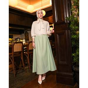 Vintage Ladies Cargo <b>Pleat</b> <b>Skirt</b>-PU/Nylon Chic One Size Ezza Label - Product Image 2
