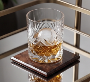 Deluxe Wooden Square <b>Coaster</b> Heat Resistant Modern Design for <b>Table</b> Decoration Mats & Pads Perfect Home Dining Accessories - Product Image 3