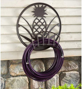 Heavy Load <b>Iron</b> Hose <b>Wall</b> <b>Mount</b> <b>Holder</b> Capable Of Holding Extra Long Hoses In Large Outdoor Spaces - Product Image 4