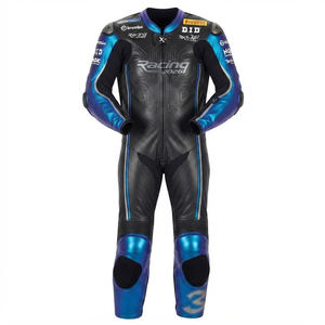 Traje de Carreras MotoCP Personalizado para Hombre, Premium, de Una Pieza, para Pista, con Protectores y Deslizadores, Mono/Traje OEM con Certificación CE - Product Image 1