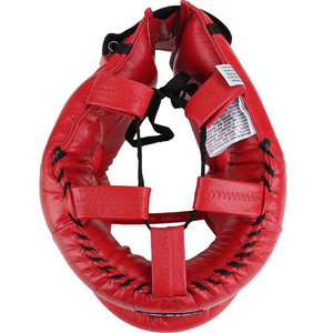 Protector de Cabeza para Boxeo, Productos de Boxeo, Protector de Cabeza de Cuero Metálico, Económico, de Alta Calidad, para Sparring y Artes Marciales - Product Image 4