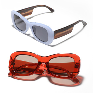 20260 New Trendy Street Shooting Personality Shades Designer Custom Logo Big Square Frame Vintage Women Men <b>Sunglasses</b> 2024 - Product Image 1