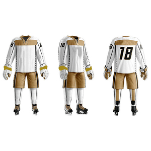 Ensembles d'uniformes de hockey sur glace et sur gazon tendance, vêtements de sport pour jeunes, maillots à manches longues et ensembles de shorts - Product Image 5