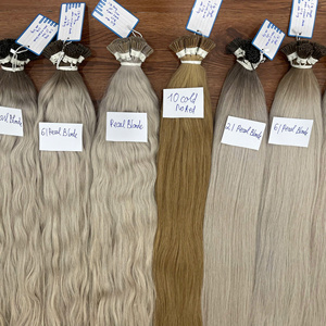 Extensions de cheveux humains vietnamiens bruts à pointe en I en kératine, double épaisseur, cuticules alignées, vente en gros - Product Image 3