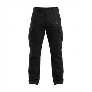 Pantalones Cargo para Hombre, Corte Recto, Cintura Media, Cordón Ajustable, Bolsillos Planos, Ropa Casual para Exteriores, 100% Poliéster, Ligeros - Product Image 5