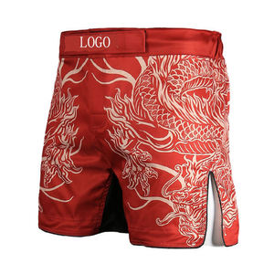 Shorts de MMA Sublimados Personalizados para Hombre, de Secado Rápido, Elásticos, para Entrenamiento de Combate, con Logotipo OEM, Venta al Por Mayor - Product Image 1