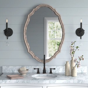 Vintage Carved Wall <b>Mirror</b> – Ornate Decorative <b>Frame</b> <b>Mirror</b> for Living Room, Bedroom & Home Decor - Product Image 3