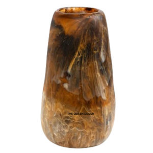 Portaescobillas de Cuerno con Forma Redonda, Acabado Rústico, para Baño, Decoración Tradicional para el Hogar, Calidad Premium - Product Image 4