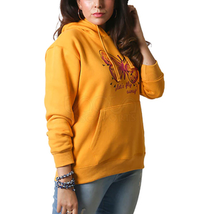 Sweat-shirt à capuche personnalisé pour femme avec logo et lettres imprimées, design à empiècements, vêtement de mode streetwear professionnel, nouveau style 2026 - Product Image 5