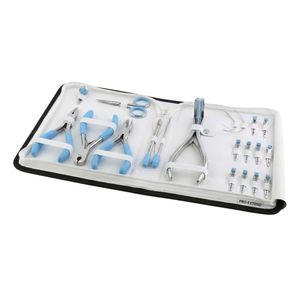 Kit de Herramientas Profesional para Instalación de Extensiones de Cabello Color Rosa Melocotón, Alicates de Acero Inoxidable, Set de Extensiones para Salón, OEM - Product Image 2