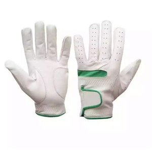 Gants de golf en cuir Cabretta véritable de haute qualité, antidérapants, pour hommes et femmes, design drapeau américain, option de logo personnalisé, sport - Product Image 1