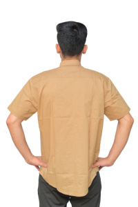 Wholesale <b>Man</b> White Cotton Shorts Sleeve Office Work Wear Uniform Wedding Party Business Formal <b>Dress</b> Shirts for <b>Men</b> - Product Image 5