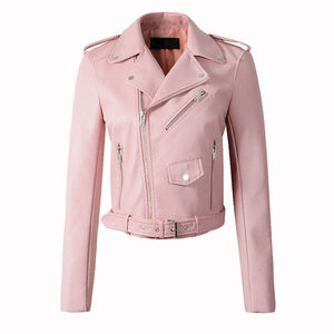 Chaqueta de Cuero para Mujer, Colección de Moda OEM, Estilo Ajustado para Marcas Privadas - Product Image 1
