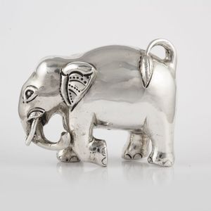 Escultura Decorativa de Elefante de Hierro para la Entrada del Hogar y como Adorno Artístico para Mesa de Consola - Product Image 3