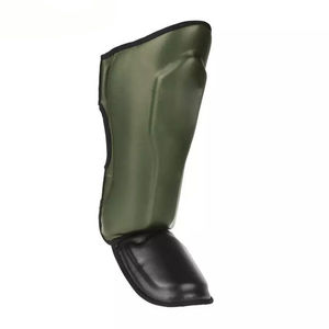 Protections de tibia en cuir et PU pour l'entraînement de Muay Thai, MMA et boxe - Product Image 3