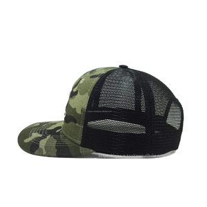Custom Embroidered Hunting <b>Caps</b> Camouflage 6 Panel Trucker Hats Breathable Mesh for Fishing Camping Vietnam Factory Bulk Order - Product Image 4