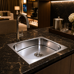 Stainless Steel Rectangular Undermount Single Bowl <b>Kitchen</b> <b>Sink</b> Modern Deep Wash Basin Multi-Function Utility <b>Sink</b> 5 Year - Product Image 4