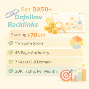 ตรวจสอบลิงก์กลับจากเว็บไซต์ที่มีอำนาจสูง DA50+ |   บริการ SEO คะแนนสแปม 1% - Product Image 6