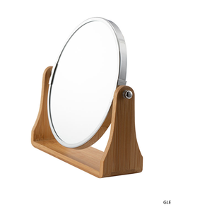 Art Deco Handmade Wooden Wall Mounted Bathroom Mirror with Customizable Thickness Edging Color - Product Image 3
