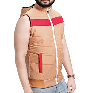 Wholesale Price Latest Design Puffer <b>Vest</b> Low MOQ Sleeveless Puffer Jacket for <b>Men</b> Custom Logo Printed Puffer <b>Vest</b> for Sale - Product Image 3