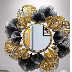 Espejo de pared de Metal dorado hecho a mano, personalizado, para oficina, dormitorio, sala de estar, puerta de entrada, decoración de pared - Product Image 5