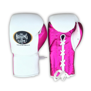 Guantes de Boxeo No Boxing No Life para Entrenamiento y Sparring, Cierre de Gancho y Bucle o con Cordones, Cuero Genuino, Absorbe la Humedad - Product Image 1