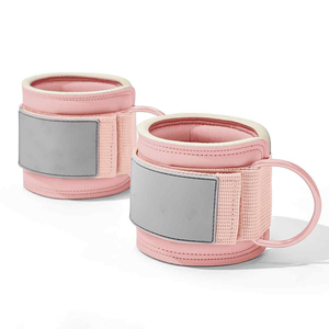 Top Selling High Grade Leather D-<b>ring</b> Ankle Straps <b>Adjustable</b> Leather Made D-<b>ring</b> Custom Logo Printing Ankle Straps Adults - Product Image 4