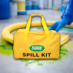 ชุดดูดซับสารเคมี 30 ลิตร พร้อมกระเป๋าเดินทาง ชุดดูดซับฉุกเฉินแบบพกพาสำหรับควบคุมการรั่วไหลของของเหลวอันตรายเพื่อความปลอดภัยทางอุตสาหกรรม - Product Image 3