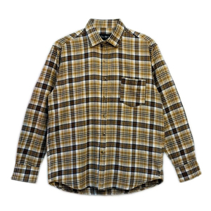 Camisas Casuales de Algodón a Cuadros para Hombre, Uso Diario, Manga Larga, Camisas Formales, Franela Suave, Ropa Premium, Cierre de Botones a Presión - Product Image 1
