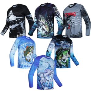 Camisetas de Pesca Personalizadas de Alto Rendimiento, 100% Poliéster, Unisex, Manga Larga, Sublimadas, Protección Solar UPF50+ - Product Image 6
