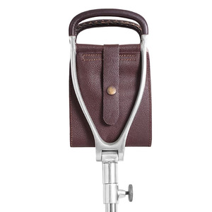 Wholesale <b>leather</b> hunting <b>stool</b> portable camping <b>stool</b> OEM supplier custom logo premium export quality outdoor furniture - Product Image 4