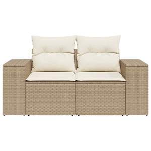 โซฟาสวน 2 ที่นั่ง โพลีราตันสีเบจ ขาปรับระดับได้ - Product Image 4